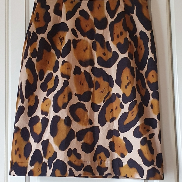 Vivienne Westwood Anglomania Iconic Leopard print cotton pencil skirt 40 NWOT - Picture 7 of 8